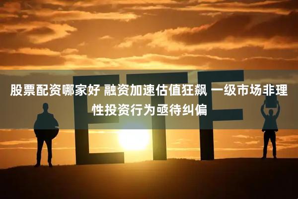 股票配资哪家好 融资加速估值狂飙 一级市场非理性投资行为亟待纠偏